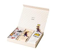 Jimmy Lion - Coffret Cadeau Chaussettes Athletic Basquiat. Pack de 3 paires style sportif, mi-mollet, taille 36-40.