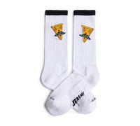 Jimmy Lion Jeremyville Chaussettes pour homme et femme Tailles 36-40 41-46 Édition limitée, Athletic Ciao Blanc, 36-40