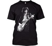 Jimmy Page Crew Retro Rock Dark Grey T-Shirt Black S