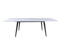 Jimmy Table de salle à manger rectangulaire Blanc G