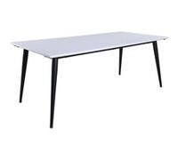 Jimmy Table de salle à manger rectangulaire Blanc G