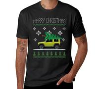 Jimny Christmas Car T-Shirt Tops Quick Drying Shirt t-Shirt Black S
