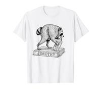 Jimothy Bouteille de taxidermie Raton Laveur Vintage Art T-Shirt Graphique avec Valeur