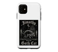 Jimothy Chat Gothique Raton Laveur cathédrale Lune Sombre Horreur Coque pour iPhone 11