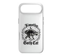 Jimothy Chat Gothique Raton Laveur cimetière Lune Vintage Horreur Coque pour iPhone Air