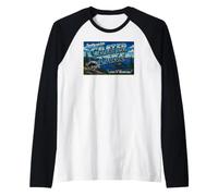 Jimothy Crater Lake Oregon Carte Postale Vintage Manche Raglan