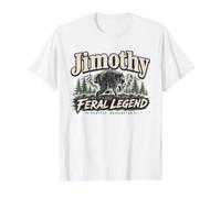 Jimothy Feral Legend Seattle Washington Wild Spirit T-Shirt Graphique avec Valeur