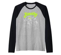Jimothy Funny Raccoon Rameur Mème d'entraînement Cardio Manche Raglan