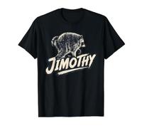 Jimothy Le Raton Laveur T-Shirt Graphique avec Valeur, Homme, Noir, M