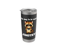 Jimothy Raccoon, c'est normal d'être bizarre Gobelet isotherme en acier inoxydable double paroi