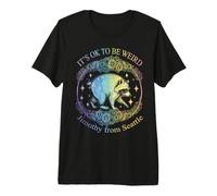Jimothy Raccoon - « C'est Pas Grave d'être Bizarre » - Trash T-Shirt Haut de Gamme