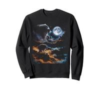 Jimothy Raccoon Hurlant à Moon Mountain Wanderer Meme Sweatshirt