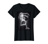 Jimothy Raton Laveur drôle Jimothy de Seattle T-Shirt Graphique avec Valeur, Femme, Noir, M