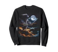 Jimothy Raton Laveur Loup Hurlant à la Lune forêt Meme Sweatshirt
