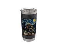 Jimothy Raton laveur Nuit étoilée Van Gogh Art Meme Gobelet isotherme en acier inoxydable double paroi