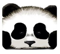 JIMOWANG Tapis de souris de jeu mignon panda personnalisé Tapis de souris Surface lisse Tapis de souris en caoutchouc 9,5 x 7,9 pouces