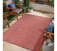 Jimri Tapis d'intérieur et d'extérieur Tapis résistant aux intempéries pour Balcon, terrasse, Jardin, Salon, Cuisine Tapis de Sol Durable, résistant aux Rayons UV Dimensions 160 x 220 cm, Arc-en-Ciel