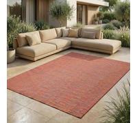 Jimri Tapis d'intérieur et d'extérieur - Tapis résistant aux intempéries pour Balcon, terrasse, Jardin, Cuisine - résistant aux Rayons UV et à l'eau - 120 x 160 cm, Arc-en-Ciel