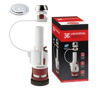 Jimten S-585 Mécanisme universel de chasse d'eau double volume avec bouton infrarouge IR et rechange Compatible avec les réservoirs Roca, Gala et plus