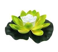 Jimtuze Lanterne Solaire pour Extérieur, Piscine Flottantes Lumières À Piles, Lumière Fleur Flottante LED Fleur Lampe Flottante Étanche pour Bassin/Jardin/Piscine/Fonta