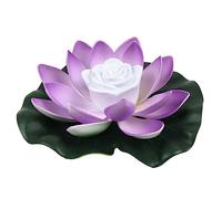 Jimtuze Lanterne Solaire pour Extérieur, Piscine Flottantes Lumières À Piles, Lumière Fleur Flottante LED Fleur Lampe Flottante Étanche pour Bassin/Jardin/Piscine/Fonta