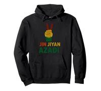 Jin Jiyan Azadi Women Life Freedom Slogan des Femmes kurdes Sweat à Capuche