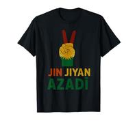 Jin Jiyan Azadi Women Life Freedom Slogan des Femmes kurdes T-Shirt