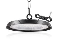 JINABLOSSY 100W UFO Projecteur LED Industriel, 10000LM High Bay Eclairage UFO Lampe Atelier 6500K, IP65 Étanche Éclairage de Plafond LED pour Sous-sol Usine Entrepôt Atelier Garage