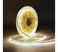 JINABLOSSY SMD Bande de lumière LED 10m DC24V blanc naturel 4000K, 180 LED/m de lumière CRI90+ 8mm super brillante et flexible pour fêtes, comptoirs, décoration de maison (bande LED uniquement)