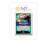 Jinbe 021 Leader & Toutes Les Cartes C/UC/R Vertes - Myboost X One Piece 11 - des poings vifs comme l'éclair - Coffret de 17 Cartes One Piece Françaises