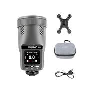 JINBEI Flash H1S et lampe vidéo LED 2 en 1 Speedlite GN28 Temps de recyclage HSS/TTL Objectif Fresnel intégré, écran tactile couleur HD, compatible avec les appareils photo Sony