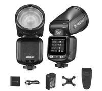 JINBEI HD-2 PLUS S TTL Flash professionnel Speedlite 100 W construit comme Master & Slave Lampe de modélisation LED 2 en 1 avec écran tactile (HD2 Plus-S)