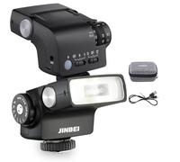JINBEI Hi-5 Camera Retro Flashes, Speedlite GN16 with S1/S2 Photo-Sensitive Modes, CCT 6000K±200K, Built-in for Sony Canon Nikon Fuji Olympus Hot Shoe Cameras
