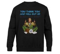 Jinbetee Cocotier De Kamala Harris Ras du Cou Unisexe Noir Black Crewneck Unisex Jumper