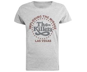 Jinbetee Itm Star Imploding The Mirage T-Shirt Gris À Manches Courtes pour Femmes