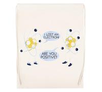 Jinbetee J'ai Perdu Un Électron, Tu Es Positif Sac de sport beige Sac de sport réutilisable en coton Beige Gym Bag Cotton Reusable Sport Sack