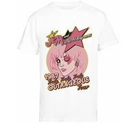 Jinbetee Jem and The Holograms Tour T-Shirt Blanc À Manches Courtes pour Hommes