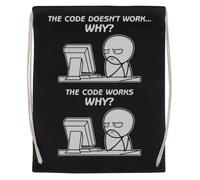 Jinbetee Le Code Ne Fonctionne Pas Pourquoi Sac De Sport Noir Sac De Sport Réutilisable En Coton Avec Cordon De Serrage Black Gym Bag Cotton Reusable Drawstring Sport Bag