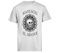 Jinbetee Mariachi El Bronx Loteria T-Shirt À Manches Courtes pour Hommes Gris