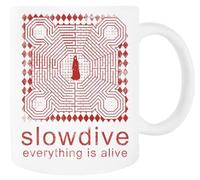 Jinbetee Slowdive Everything Is Alive Mug Blanc Ceraminc Gobelet à Boire