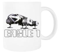 Jinbetee Space 1999 Eagle 1 Mug Blanc Ceraminc Gobelet à Boire