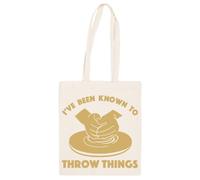 Jinbetee Tour De Potier Connu Pour Lancer Des Objets Cabas Totebag Beige Réutilisable Beige Totebag Shopping Bag Reusable