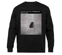 Jinbetee Vengeance du Chat De Schrödinger Sweat à Capuche Unisexe Noir Black Hooded Jumper Unisex Hoodie