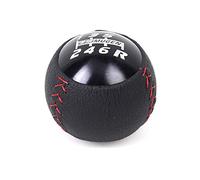 JINBINB Mugen Shift Boîte 5 6 Vitesse M10 * 1.5 Cuir en Cuir de Course Bouton de décalage/Ajustement pour Hon.Da Civic Accord City FD2 FN2 EP3 Type R DC2 DC5 AP1 AP2 (Color Name : Black Six Speed)