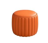 JINBIXIANGDJKS Maison Salon Canapé Chaise Table Basse Pack Souple Banc for Enfants(Orange)