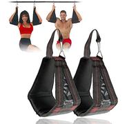 jincome Rembourré AB Sangles Suspendues, 1 Paire AB Sling Suspension Sangles Suspendues Ceintures Muscles Abdominaux Entraînement Inversé Tirer Sit Ups Barre D'accrochage Monté Crossfit Muscles Carver