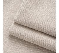 JINDAOSH Couleur Unie Épais Tissu Chenille Au Mètre Luxe Tissu D'ameublement Décoratif pour Canapé pour La Décoration Intérieure Et Le Bricolage Largeur 1,5 M(Size:0.5m/19.7in,Color:Khaki)