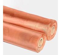 JINDAOSH Filet de cuivre Plusieurs Tailles De Mailles 99.9% Grillage en Cuivre Pur,Grillage en Cuivre Pur Grille De Filtre Dense Tapis De Mise à La Terre(Size:1X10M(3X33FT),Color:180 Mesh)