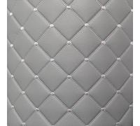 JINDAOSH Tissu Cuir Tissu en Simili Cuir Souple Au Mètre 100 * 155cm, Tissu en Cuir Synthétique Matelassé pour Meubles Tissu PU pour Canapé De Siège De Voiture Meubles(Color:Gris)