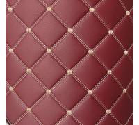 JINDAOSH Tissu Cuir Tissu en Simili Cuir Souple Au Mètre 100 * 155cm, Tissu en Cuir Synthétique Matelassé pour Meubles Tissu PU pour Canapé De Siège De Voiture Meubles(Color:Brun)